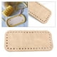 thumbnail image 2 of Almohadilla inferior de cuero sintético para bolsos, accesorio para hacer bolsos de ganchillo 8x18 cuadrado, 2 of 7