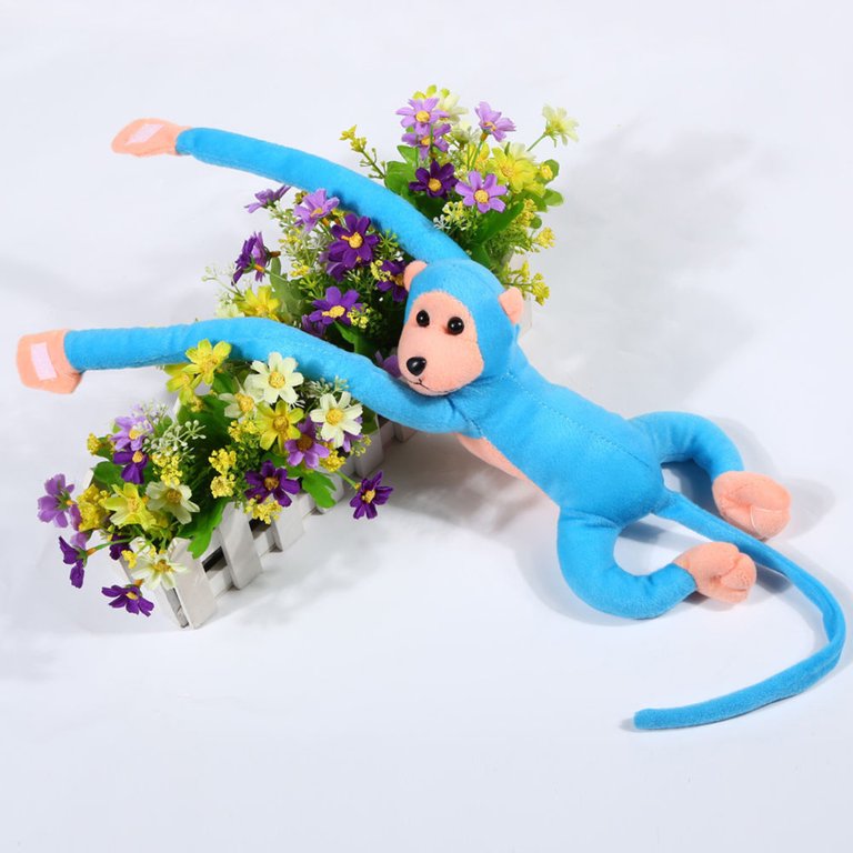 Xyer Cute Stuffed Monkey Plush Toy Doll Long Arm Hanging Gibbons