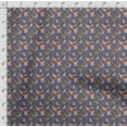 thumbnail image 4 of Soimoi Llama Alpaca Printed, Cotton Fleece, Fabric by The Yard Sewing DIY Stretch Fabric 56 Inches Wide, WarmFabric for Hats, Coats, Gloves, Blankets, Purple & Blue, 4 of 5