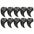 thumbnail image 1 of Guitar Pickguard, 10PCS Lightweight Guard Plate Set  Protection No Damaging With Beautiful Pattern For Stringed Instruments Silver, 1 of 8