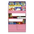 thumbnail image 4 of Furinno KidKanac Kids Bookshelf, 4 Tier with Cabinet, Pink, 4 of 7