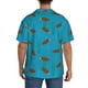 thumbnail image 3 of Fotbe Sea Turtle Camisa Estampada de Manga Corta para Hombre, Casual de Verano, Estilo Playero, Sin Arrugas-Medium, 3 of 5