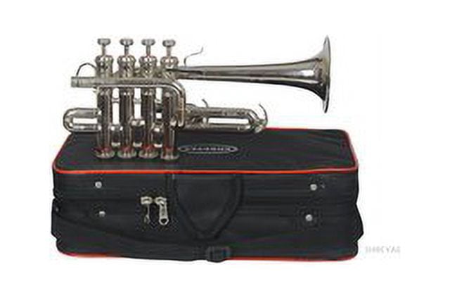 SHREYAS SCX76 India Silver Nickel Piccolo Trumpet With Free Case+Mouthpiece