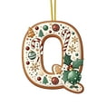 thumbnail image 2 of SDNall Christmas Tree Decorations, Christmas Tree Decoration 2D Acrylic Decoration Letter Pendant with 26 Letters Christmas Hanging Decoration Diy Crafts Christmas Home Decoration, 2 of 5