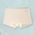 thumbnail image 2 of YABCSAZ Baby Girls' Brief Underwear Silk Seamless Breathable Shorts Comfort Flex Girls Summer Thin Underwear Silhouette Options Kids Briefs Size 12 Years, 2 of 4