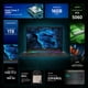 thumbnail image 2 of Laptop Gamer MSI Cyborg 17 NVIDIA GeForce RTX 5060 Intel Core i7 240H 16GB DDR5 SSD 1TB 17.3" Teclado Español Mochila, 2 of 5