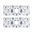thumbnail image 7 of Yayeee Faucet Mat for Kitchen Sink 14.7" Diatomite Long Splash Guard Pad, Cute Snowmen, 2 Pack, 7 of 7