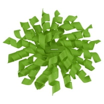 Uxcell 4 Inch Grosgrain Curly Bows for Gift Wrapping Self-Adhesive Curly Ribbon Twist Tie Bows Grass Green 6 Pcs