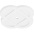 thumbnail image 2 of 28"OD x 2"ID x 11 1/4"C x 1"P Charlotte Architectural Grade PVC Contemporary Ceiling Medallion, 2 of 11