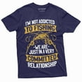 thumbnail image 3 of Men'S Funny Fishing T-Shirt Addicted To Fishing Gift Shirt Fisherman Shirt, 3 of 5