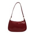 thumbnail image 2 of Joernso Retro Glossy Shoulder Bag Ladies Solid Color Faux Leather Underarm Bag Casual Hobo Purse Waterproof Handbag for Daily Life Travel Parties, 2 of 8