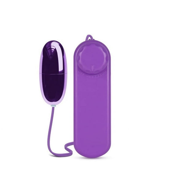 Eden Purple Remote Bullet Vibrator with Adjustable Speeds and Waterproof Egg, ABS Material, 2.1 Inch