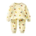 thumbnail image 5 of xaweyi Toddler Baby Boy Clothes 3 6 9 12 18 24 Months Fall Outfits Long Sleeve Sweatshirt Tops + Pants Set,Sizes 9-10 Years, 5 of 5