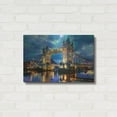 thumbnail image 3 of Luxe Metal Art 'England London Bridge' by Pedro Gavidia, Metal Wall Art, 24"x16", 3 of 8