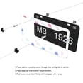 thumbnail image 5 of Cute Jellyfish License Plate Frames Universal Aluminum Tag Holder Cover with 2 Holes Screws for Front Rear Car Plate Decor 12x6 Inch for Women Men, 5 of 6