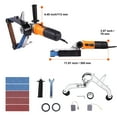thumbnail image 6 of KFFKFF Pipe and Tube Sander, 1000W Belt Sander with Six Adjustable Speeds 1100-3200rpm, Expert Belt Sander Grinder with 50 Sanding Belts for Polishing, Finishing, and Rust Elimination, 6 of 9
