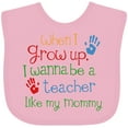 thumbnail image 3 of Inktastic Teacher Like Mommy Boys or Girls Baby Bib, 3 of 4
