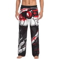 thumbnail image 1 of Balery Fierce Red Viper Graphic Art Pantalones de pijama para hombre, pijama ultraligero, pantalón de descanso-3X-Large, 1 of 6