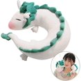 thumbnail image 2 of Almohada de cuello de dragón blanco bonito de Anime, almohada de viaje en forma de U, muñeca de peluche, almohada de cuello de dragón blanco, 2 of 5