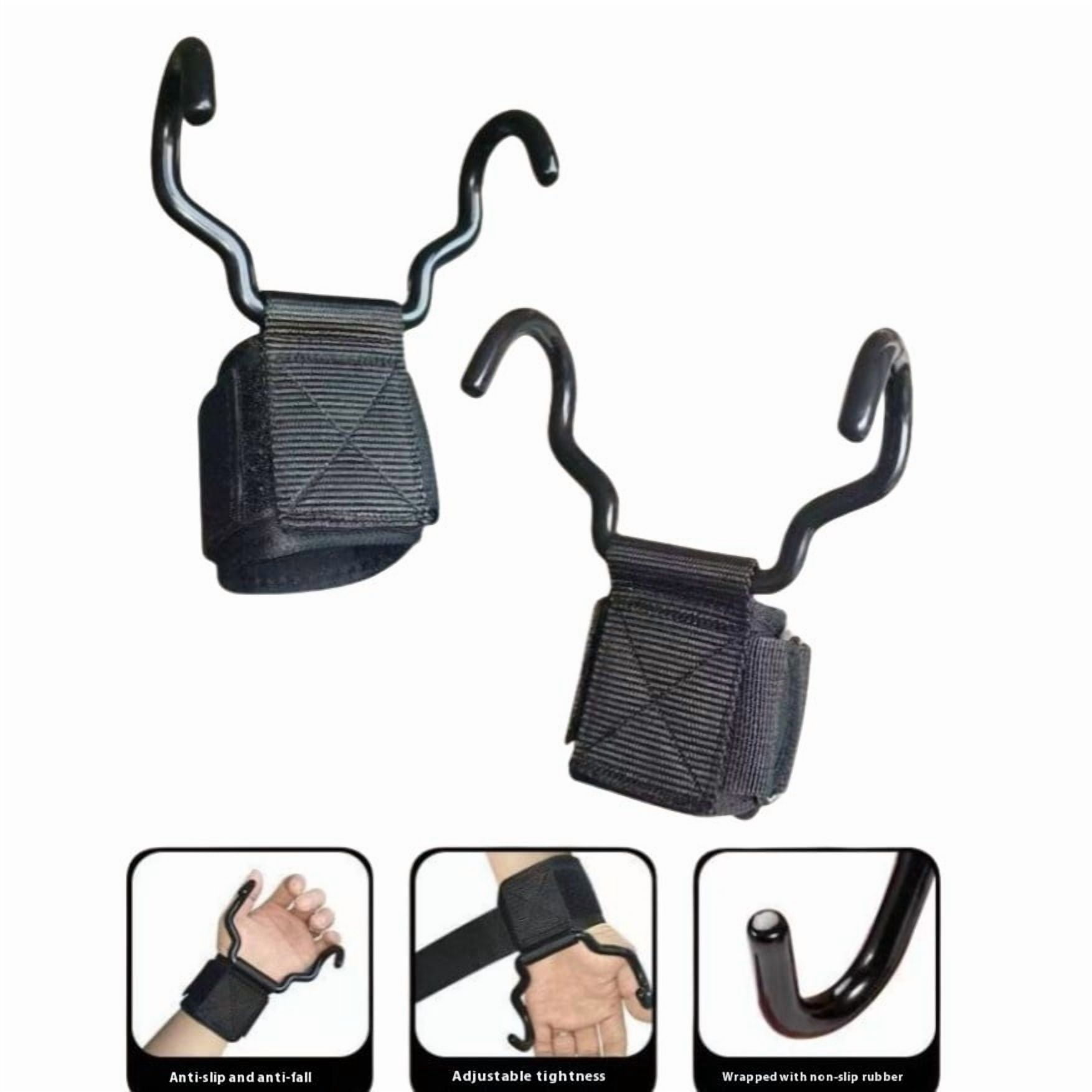 New Pull Up Assistance Hooks for Home Workout Lumbar Support Gym Deadlift Wrist Straps Training Equipment
