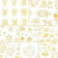 thumbnail image 5 of 8PCS Self-Adhesive Stickers Mixed Style Decorative Star Snowflake Stickers for DIY Personalize Hand Account Photo Frame Album Laptop Water Bottle Scrapbook Decoration, 5 of 8