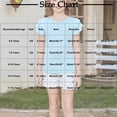 thumbnail image 3 of Tranfacy Chemises pour Filles, Chemises pour Filles, Chemises d'Été pour Enfants Manches Raglan Manches Courtes T-Shirt Graphique Col Rond Haut T-Shirt Décontracté, 3 of 4