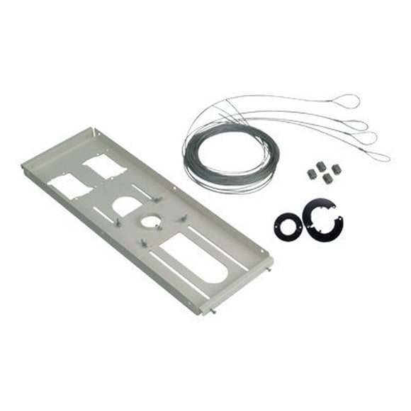 Premier Mounts PP-FCTA-QL - Mounting kit (ceiling plate, escutcheon ring) - for projector - white