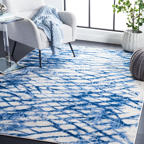 Safavieh Jasper Ida Abstract Area Rug, Navy/Ivory, 4' x 6'