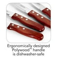 thumbnail image 3 of Tramontina Porterhouse 4-Piece Serrated Steak Knife Set with Polywood Handles, High Carbon Stainless Steel Knives for Kitchen, 3 of 3