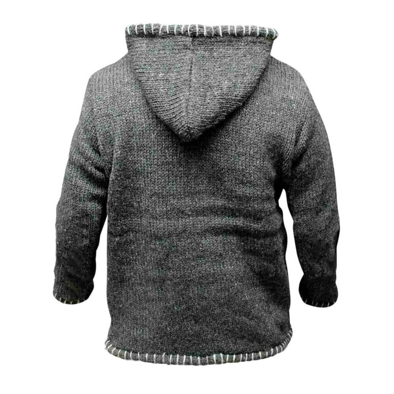 LEEy-world Hoodies for Men Zip Up Mens Hooded Sweatshirt Long Sleeve  Pullover Hoodie with Arm Logo, Officially Licensed Grey,4XL 