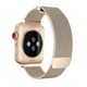 Apple Bracelet Watch 38mm, Maille en Acier Inoxydable Boucle Milanese avec Fermeture Magnétique Réglable avec Boîtier Rigide Transparent pour Apple Watch Série 3 2 1 (38mm Or) – image 2 sur 4