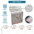 thumbnail image 6 of Gray Easter Table Runner 60 Inches, Spring Easter Bunny Eggs Floral Buffalo Plaid Bed Runner Dresser Scarves Tabletop for Indoor Outdoor Parties/Ceremony/Banquet, 13" x 60", 6 of 8