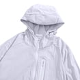 thumbnail image 5 of Afuyipoi Men's Sunscreen Jacket,UPF50+ Protection Summer Breathable Hooded Athletic Jackets White 4XL, 5 of 9