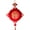 B, variant on A Vietnamese New Year Hanging Decoration, Blessing Tassel Paper Fan Ornament With Spring Festival Design, For Home Decor And Festival Celebration, Size 17.72 X 30.71In