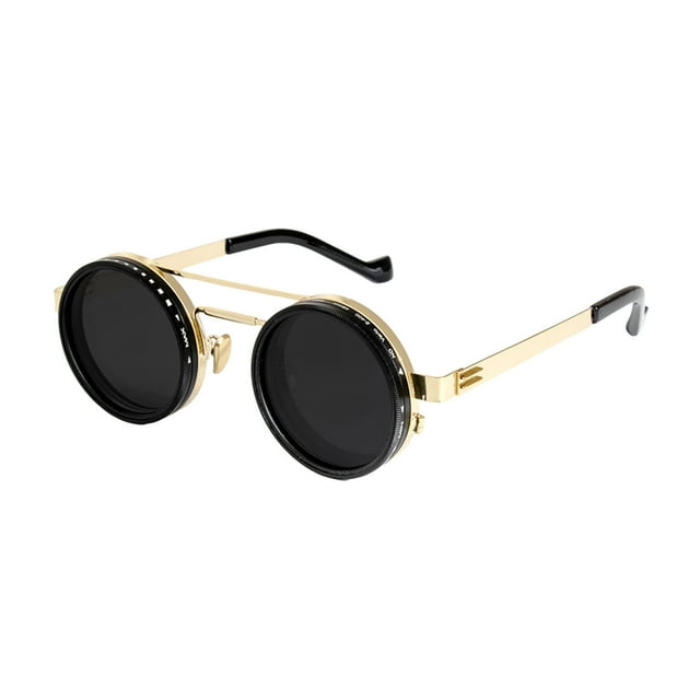 Gafas de sol redondas polarizadas con tinte ajustable ND9, para hombre y mujer, 1-9 grados, gafas de playa irrompibles