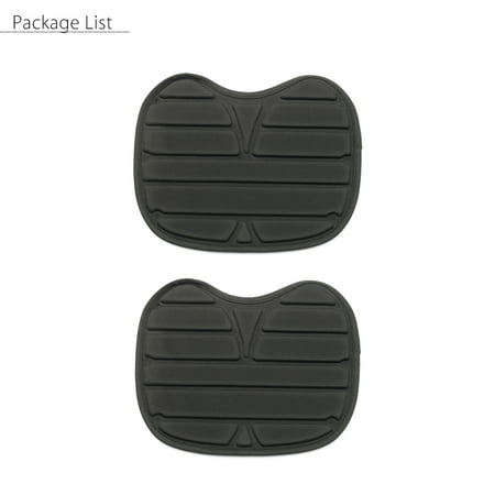 2Pcs Soft Comfortable EVA Padded Seat Cushion for Outdoor Kayak Canoe Dinghy (Best Kayak Seat Pad)