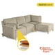 thumbnail image 2 of Sala Modular Makora Morelli Memory Foam Arena Chenille De 4 módulos, 2 of 10