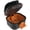 Bilayer（hei+cheng）storage, variant on ABCISI Leak Proof Denture Bath Cup, Portable Soaking Denture Box, Upgraded Version Denture Bath Case with Strainer and Storage Compartment, Soaking Case for Denture Brace and Retainer (Black+Orange)