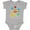AC-Heather Grey, variant on Cute Planets, Kawaii Planets, Space, Cosmos, Stars Boys or Girls Baby Bodysuit