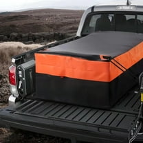 Truck Bed Cargo Bag Heavy-Duty Waterproof Carrier Bag, 51.18” x 40.16” x 21.85” SUV Trunk Storage Organizer with 4 Bungee Cords, Folds for Easy Storage