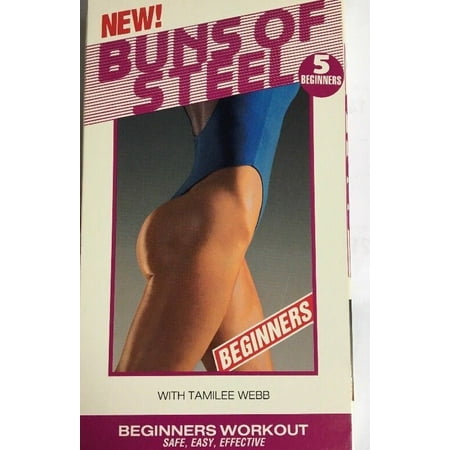 Steel Vhs - Buns of Steel 5 Beginners Workout VHS Video Tamilee Webb-TESTED-RARE-SHIPS N 24H