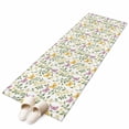 thumbnail image 2 of Easter 2'x6' Runner Rug, Spring Floral Daisy Flowers Butterflies Watercolor Washable Non-Slip Area Rugs for Hallway Kitchen Floor Bedroom Entryway, StainResistant Laundry Carpet Decoration Indoor Mat, 2 of 9