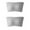 Gray, variant on Qetyuw Women's Strapless Bras Wirefree Support T-shirt Bras Cotton Comfortable Bralettes Shapewear Daily Full Figure Bandeu Bras 2 Packs