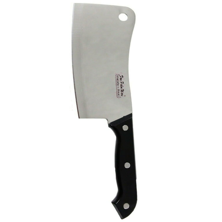 2 x 6-inch Meat Cleaver Knife Stainless Steel Professional Butcher Chopper  Handle 