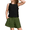 Army Green, variant on Arshiner Girls Summer 2 Piece Outfit Sleeveless Top and Paperbag Waist Shorts with Pockets Kids Shorts Set