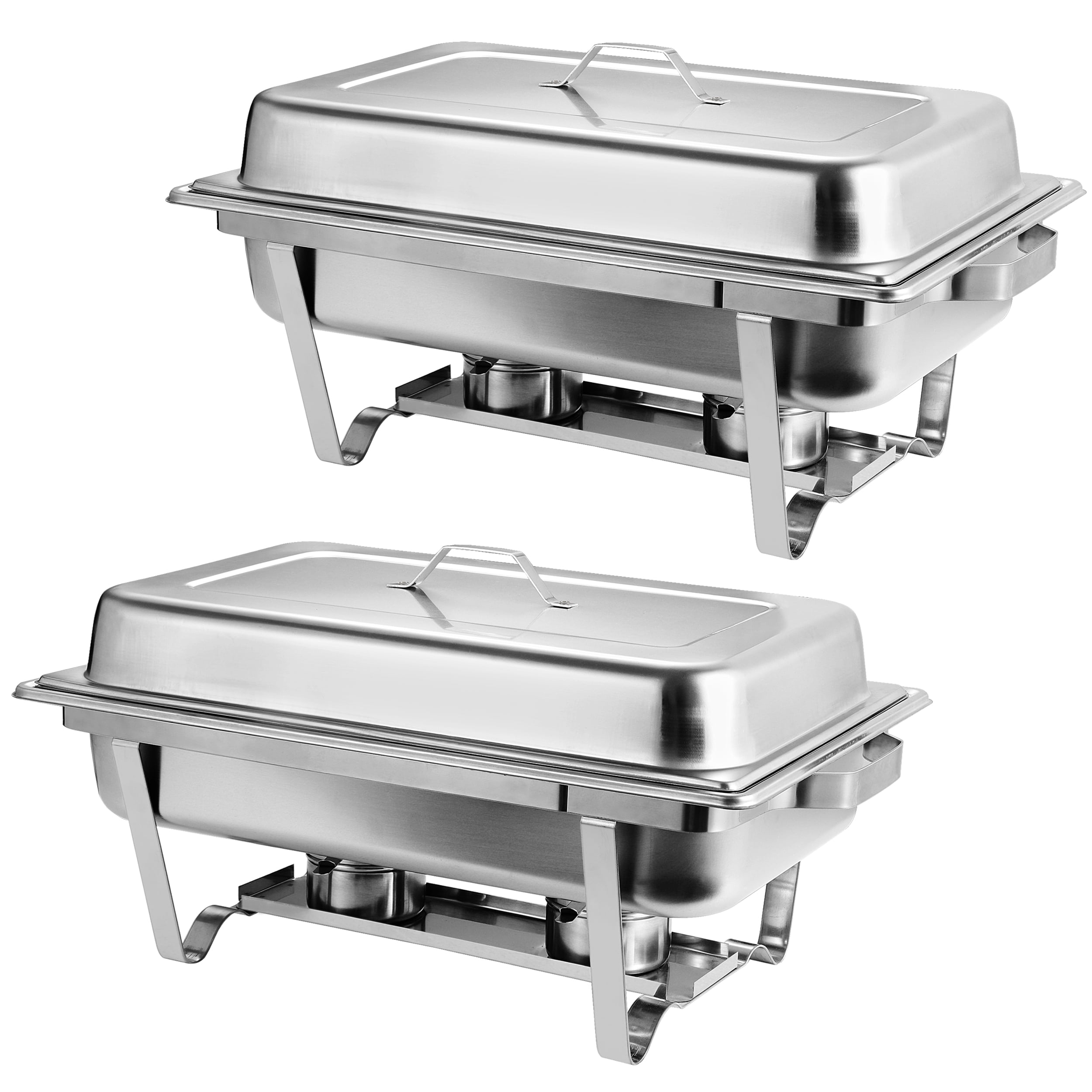 Stainless Steel Chafing Dish Full Size Chafer Dish Set 2 Pack of 8 Stainless Steel Chafing Dish Set