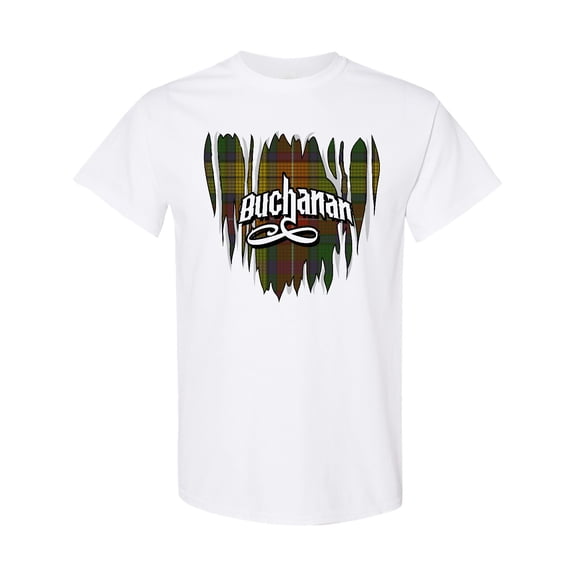 Inktastic Buchanan Tartan T-Shirt