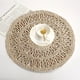 thumbnail image 3 of Cesta de Almacenamiento Tejida de Lino Natural - Organizador Decorativo Hecho A Mano, Café MNFD, 3 of 8