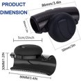 thumbnail image 2 of Perilla giratoria para volante - Universal 360 grados para vehículo de automóvil Suicide Power Booster Manija de bola Accesorios para volante para automóviles, SUV, camiones, 2 of 5