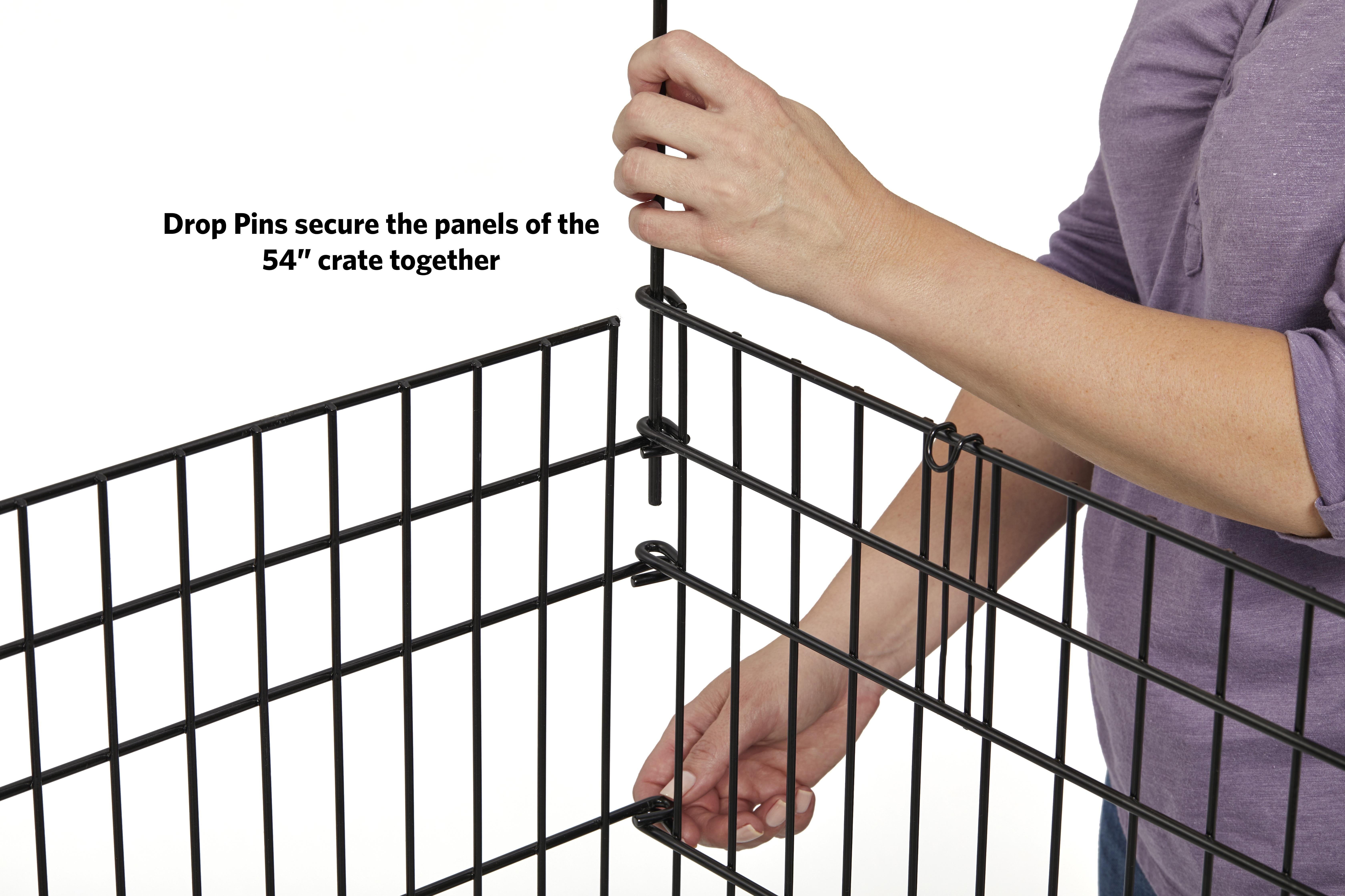 MidWest Homes for Pets Solution Series Replacement Large Drop Pin, SL54 SL54DD, Giant Dog Crate